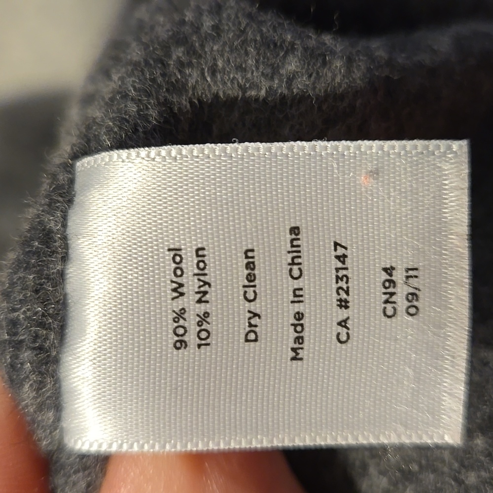 Talbots Gray Color Block Wool Blend Sheath Crew N… - image 7